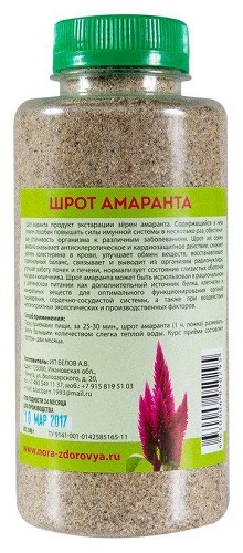 Масло Шрот Амаранта 250г ИП Белов &