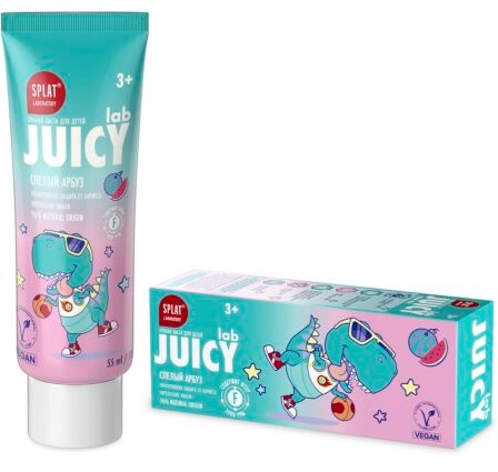 Зубная паста SPLAT Juicy Lab Детская Спелый Арбуз 35мл со фтором