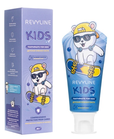 Зубная паста детская REVYLINE Kids Черника 60г (8442)
