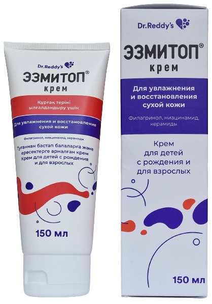 Эзмитоп крем 150 мл (филагринол,ниацинамид,керамиды)