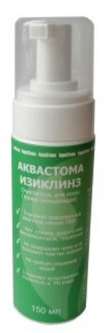 Очиститель кожи Аквастома Изиклинз пенка для удаления клея от адгезивной пластины 150мл