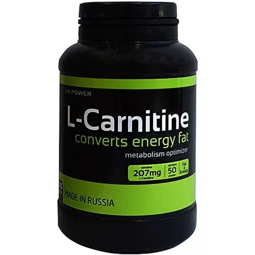 XXI POWER L-Carnitine Л-карнитин №100 капс Россия