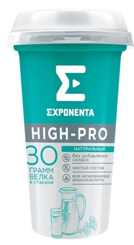 Напиток кисломолочный Exponenta High-Pro Натуральный 250 г