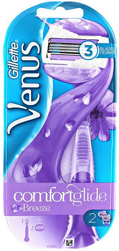 Станок бритвенный GILLETTE Venus Breeze Comfortglide (2 кассеты) 81703416