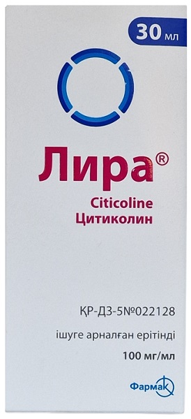 Лира раствор 100 мг/мл 30 мл №1 фл ( цитиколин )