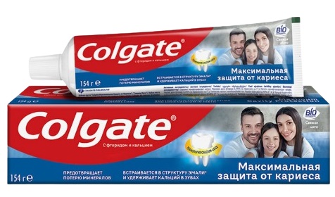 Зубная паста COLGATE Максимальная защита от кариеса Свежая мята 100мл