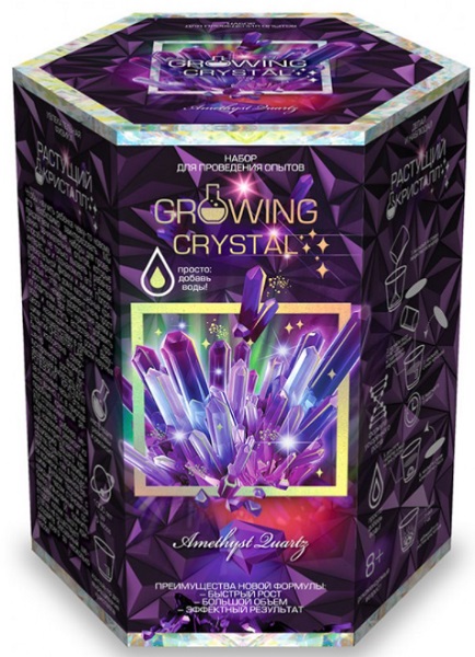 Набор для Опытов 8+ AMETHYST Growing Crystal