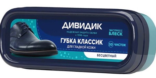 Губка для обуви Дивидик Классик бесцветная 3,5г