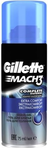 GILLETTE гель для бритья Mach 3 Extra Comfort 75 мл 81689580