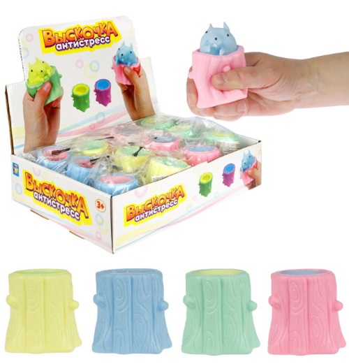 Игрушка Жмяка Выскочка Бурундук