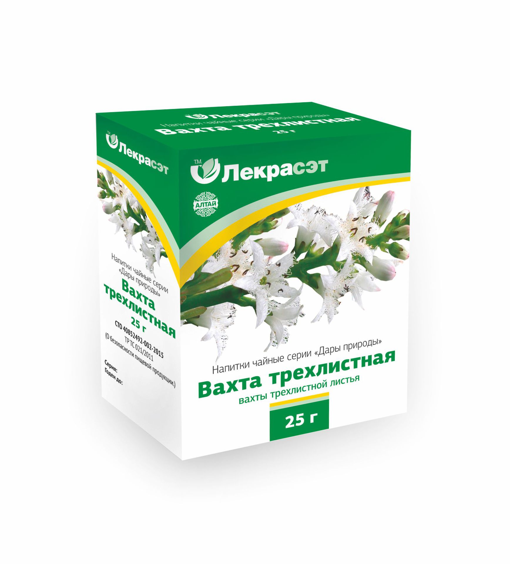 Лекрасэт Вахта трехлистная листья 25,г