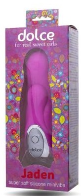 Вибратор TOYFA Dolce Jaden силикон розовый 12,5 см