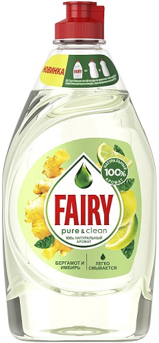 FAIRY Средство для мытья посуды Бергамот и Имбирь 450мл
