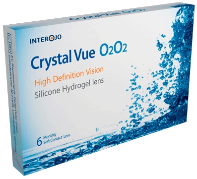 Контактные Линзы на 1 Месяц -0,50 BC 8,6 Crystal Vue O2O2 ( 6 линз ) (Упаковка)