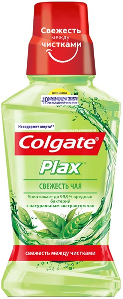 Ополаскиватель для полости рта COLGATE Plax 250 мл Свежесть Чая