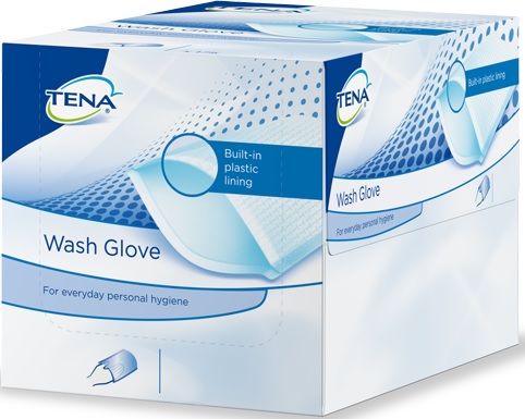 TENA Wash Gloves 175 шт Одноразовые рукавицы для мытья пациента (Упаковка)
