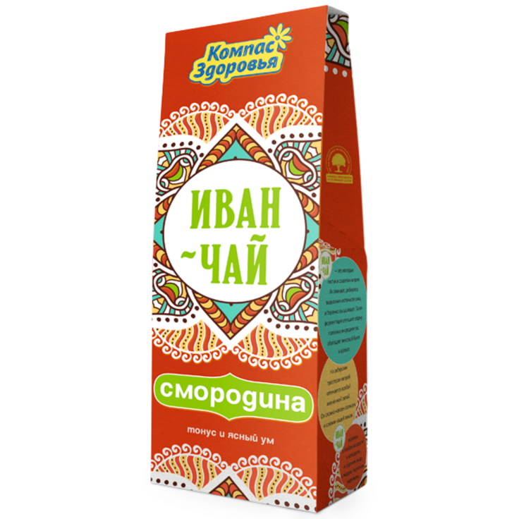 Иван чай смородина 60гКомпас здоровья