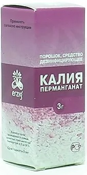 Калия перманганат порошок 3 г Пенза  &@