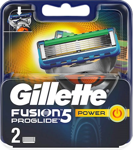Кассеты сменные GILLETTE Fusion Proglide Power ( 2 шт ) 81716283