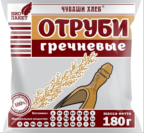 Отруби Гречневые 180г Чуваши Хлеб