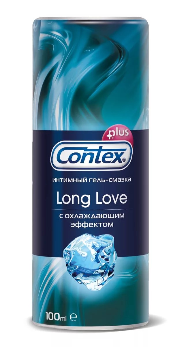Лубрикант CONTEX Long Love 100 мл с охолаждающим эффектом Гель-смазка