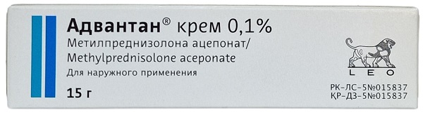 Адвантан крем 0,1% 15 г ( метилпреднизолон )