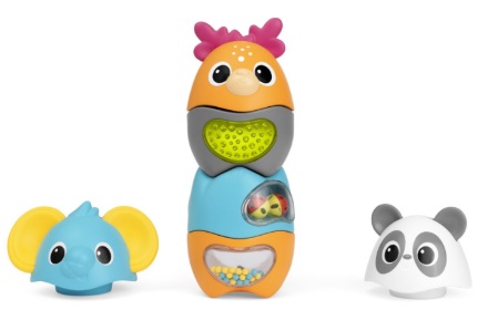 Игрушка пирамидка 3в1 CHICCO Веселые животные