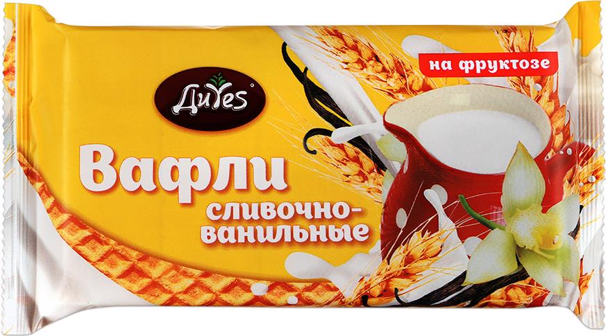ДиYes Вафли сливочно-ванильные 90г на фруктозе