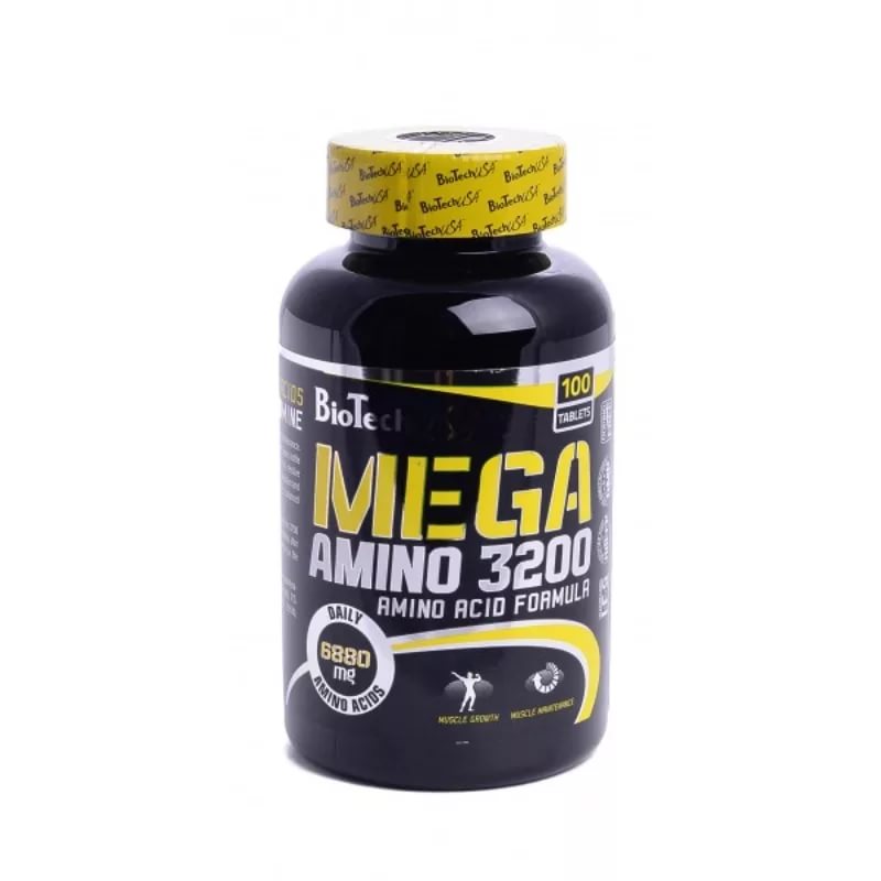 BioTech Мега Амино 3200 №100таб. (Mega Amino 3200)