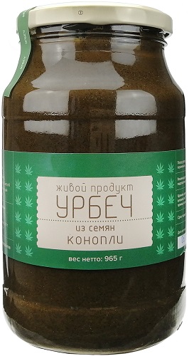 Живой продукт Урбеч из семян Конопли 965г