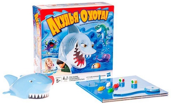 HASBRO 5+ Игра настольная Акулья охота арт.33893396