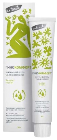 Гинокомфорт гель для интимной гигиены Увлажняющий экстракт Мальвы 50мл