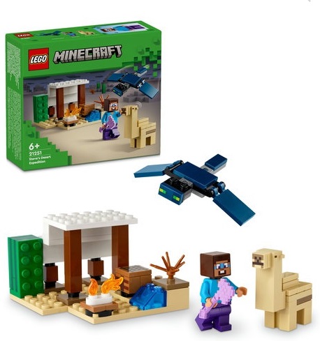 LEGO Конструктор 6+ Экспедиция Стива в пустыню арт.21251