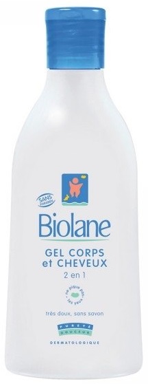 BIOLANE Гель для тела и волос 2в1 Corps et Cheveux 200 мл