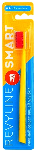 Зубная щетка REVYLINE SM6000 Smart мягкая ( 6934 ) желтый