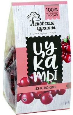 Цукаты из Клюквы 80г Псковские цукаты