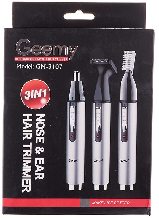 Триммер Geemy GM-3107 Nose and Ear Hair Trimmer 6957952231072 kate. >