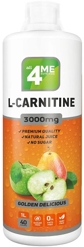 4me Nutrition Л-Карнитин L-Carnitine concentrate 3000 1000мл Яблоко-груша  &