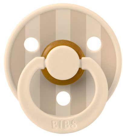 Пустышка латексная 6м+ Bibs Studio Pacifier Colour Block Ivory Vanilla арт.20016245