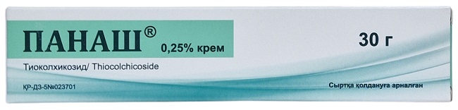 Панаш крем 0,25% 30 г ( тиоколхикозид )