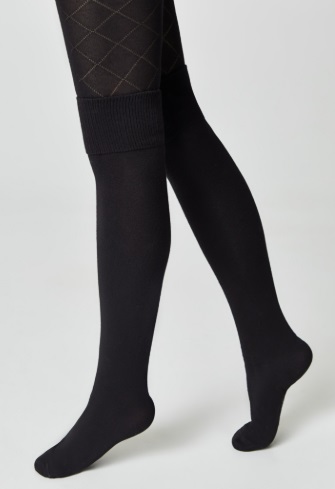 CONTE Kids Колготки детские Cotton Tights Tip-Top 682 р.140-146 (22) черный
