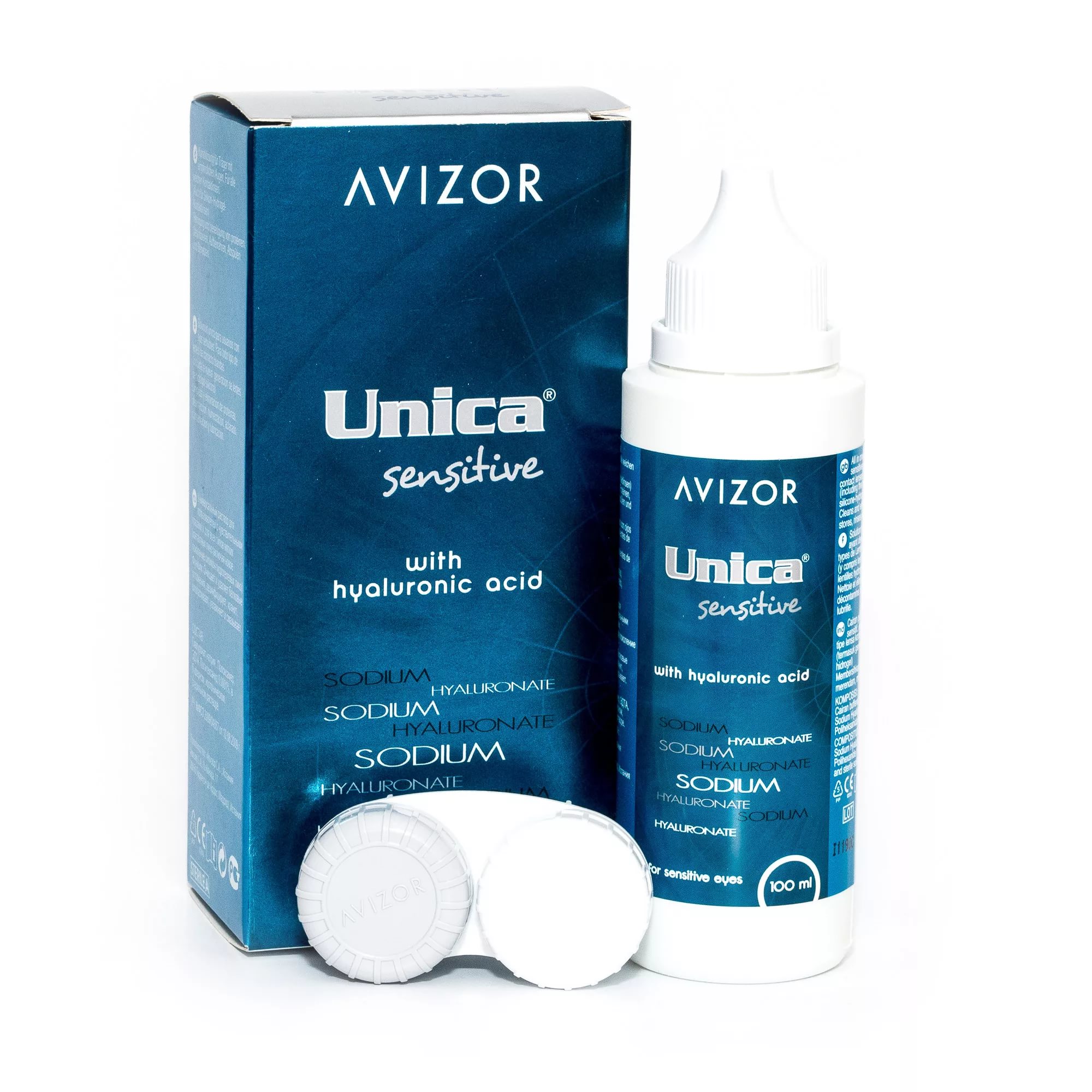 Раствор для линз AVIZOR Unica Sensitive 100 мл Б/Н #