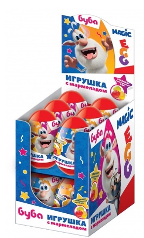 Мармелад Magic Egg Буба в пластиковом яйце с игрушкой 10г