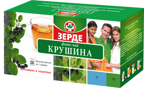 Зерде Крушина кора фито-чай 1г №20пак.
