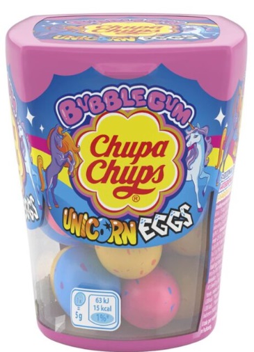 Жевательная резинка Chupa Chups Unicorn Eggs 90гр