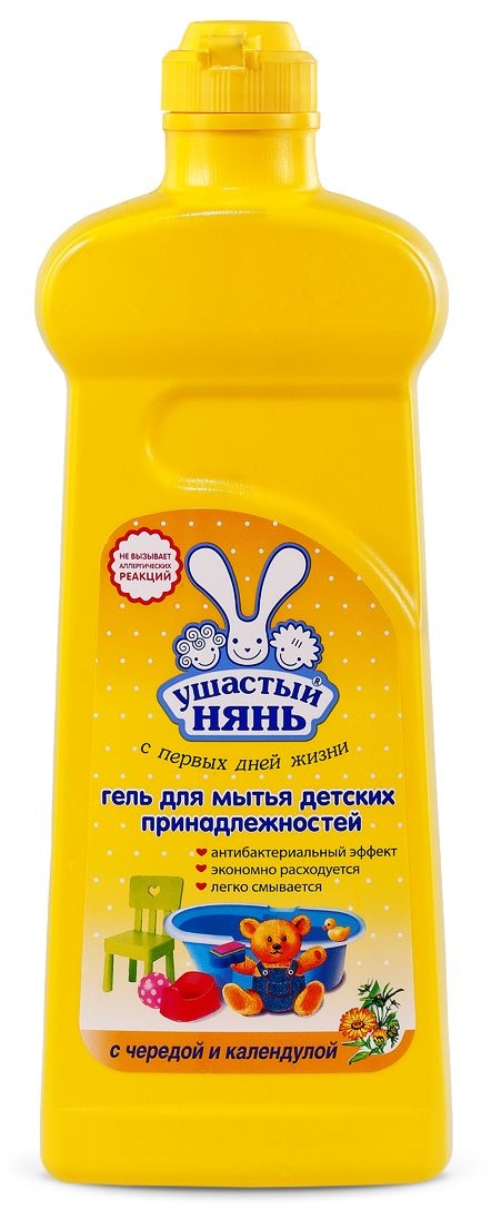УШАСТЫЙ НЯНЬ Гель для мытья детских принадлежностей 500  мл.