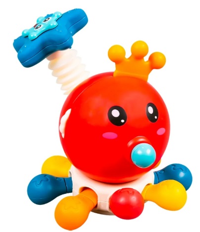 Развивающая игрушка Осьминог розовый Bibi Inn