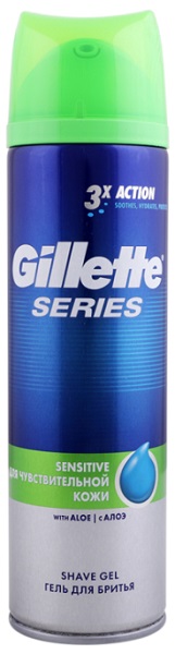 GILLETTE гель для бритья Для чувствительной кожи 200 мл 81773863