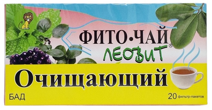 Леовит фиточай Очищающий №20 пак.  &