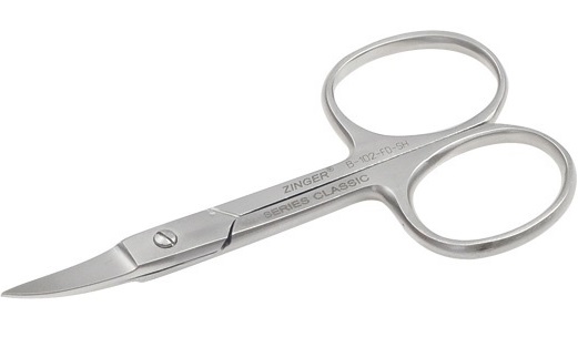 Ножницы педикюрные ZINGER закругленные B-102-S-SH